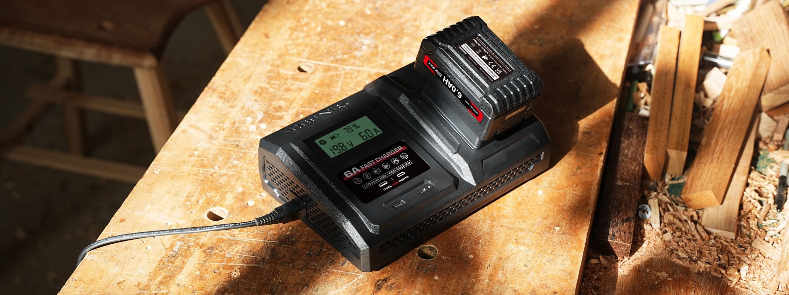 CEENR 6.0Ah Battery (with LG HG2 Cells) for Porter Cable 20V Max | Replacement Model PCC685