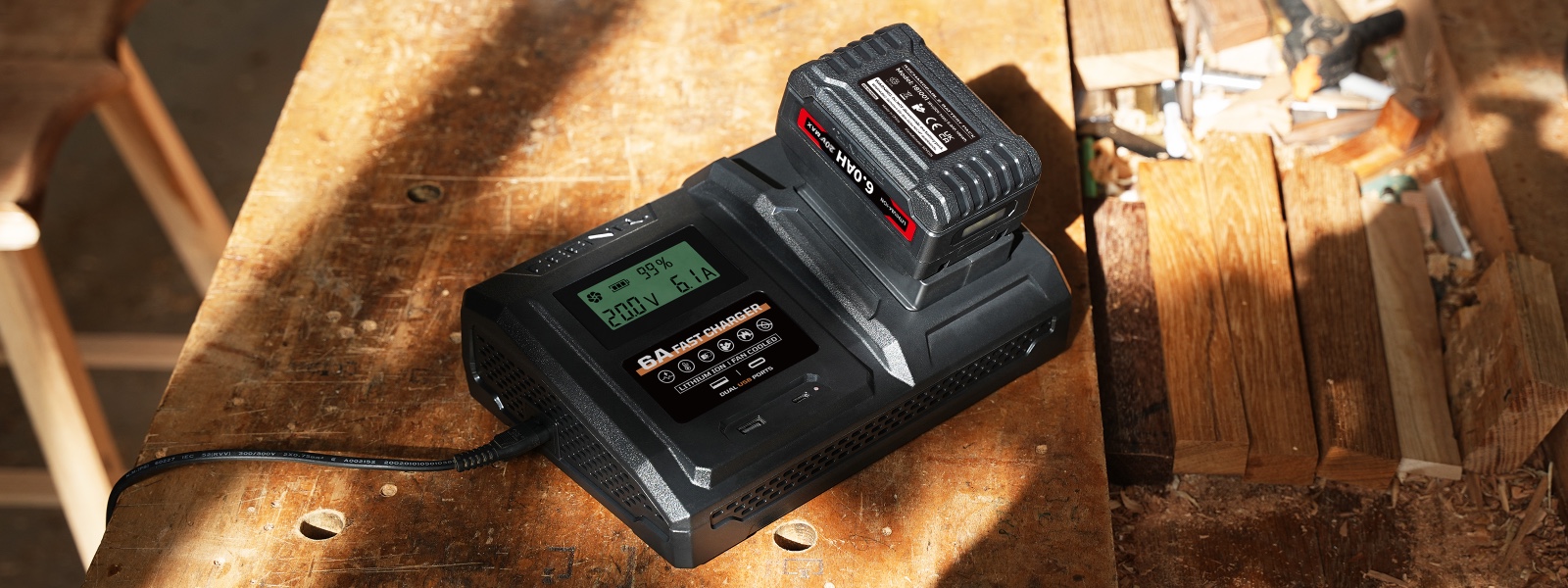 CEENR 6.0Ah Battery (with LG HG2 Cells) for Worx 18V (20V Max) | Model WA3520